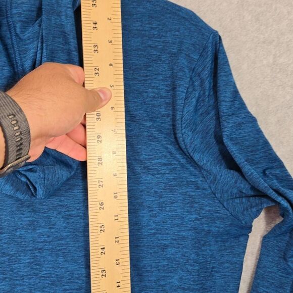 Patagonia Men's Capilene Cool Daily Hoodie 50+ UPF Stretch Blue Medium - Picture 7 of 11
